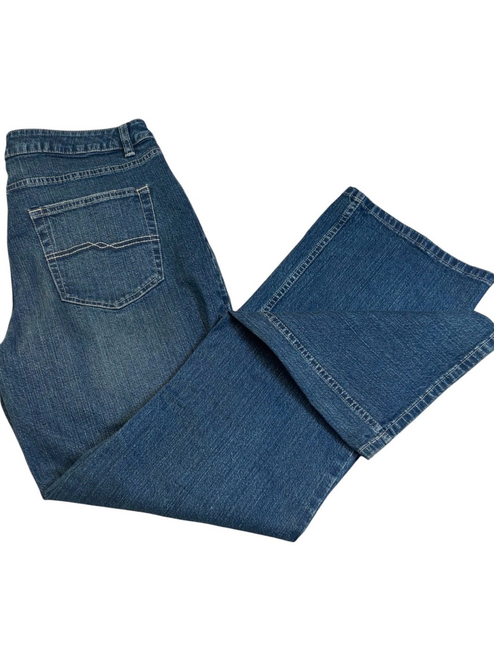 Caslon Bootcut Jeans Women 14P Blue Medium Wash Stretch Mid Rise Denim EUC